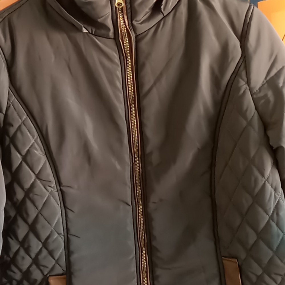 Women's miss London puffer coat size large - Picture 6 of 12